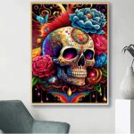 5D-Diamond-Painting-Skull-Flowers-Full-Diamond-Mosaic-Cross-Stitch-Crystal-Embroidery-Dot-Drill-Kits-DIY